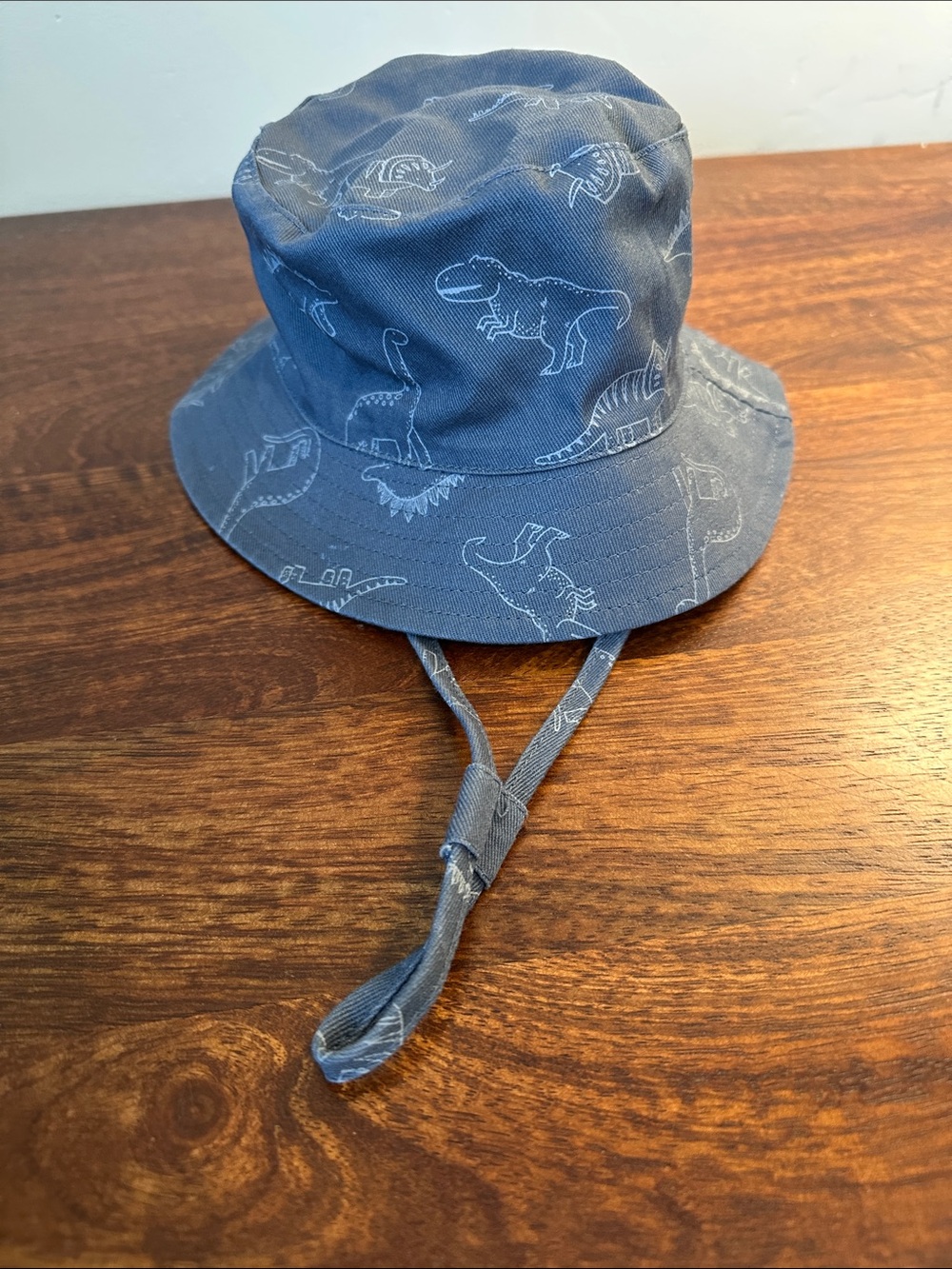 Blue Dinosaur Print Baby Bucket Hat